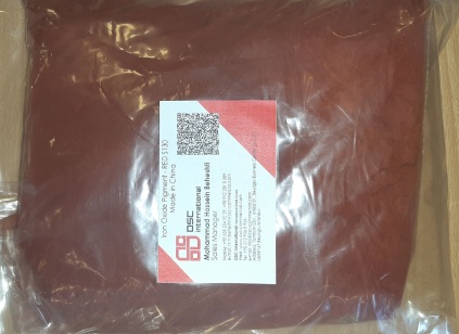  Iron oxide red pigment s130 Demir Oksit Kırmızı Pigment Numunesi